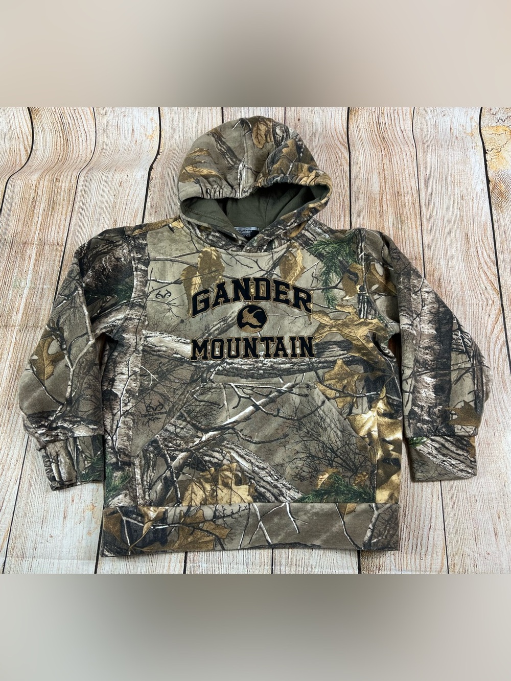 Gander Mountain RealTree Xtra Camo Hoodie Sweatshirt Youth Kids Size Small